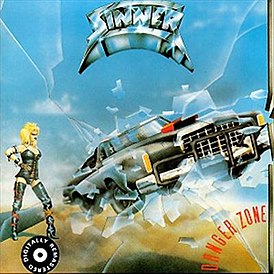 Обложка альбома Sinner «Danger Zone» (1984)
