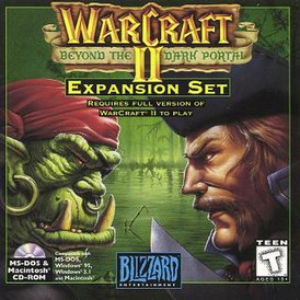 Обложка игры «Warcraft II: Beyond the Dark Portal»