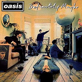 Обложка альбома Oasis «Definitely Maybe» (1994)