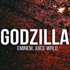 Обложка сингла Эминема при участии Juice WRLD «Godzilla» (2020)