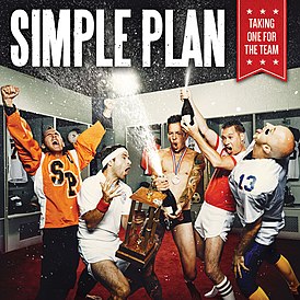 Обложка альбома Simple Plan «Taking One for the Team» (2016)