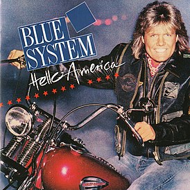 Обложка альбома Blue System «Hello America» (1992)