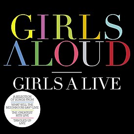 Girls Aloud "Girls A Live" albumhoes (2008)