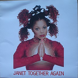 Portada del sencillo de Janet Jackson "Together Again" (1997)