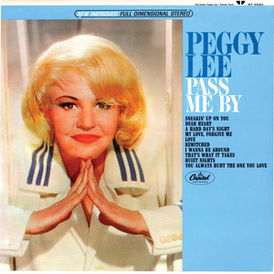 Обложка альбома Пегги Ли «Pass Me By» (1965)