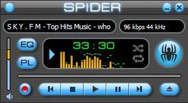 Скриншот программы Spider Player