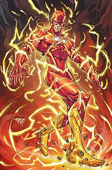 Барри Аллен на обложке комиксаThe Flash (vol. 5) № 78 (сентябрь 2019).Художник — Паоло Панталена