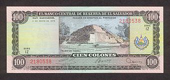 ElSalvadorP122-100Colones-1978-donatedth f.jpg