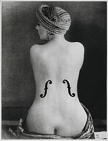 Ман Рэй. «Скрипка Энгра» (1924, Вашингтон, Смитсоновский музей американского искусства)