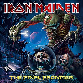 Albumin Iron Maiden "The Final Frontier" kansi (2010)