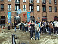 Entrada al Museo de los Beatles en Liverpool