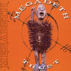 Portada del sencillo de Megadeth "Trust" (1997)