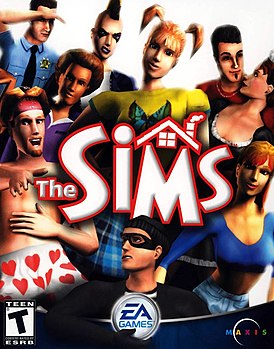 Обложка издания игры The Sims для игровых приставок