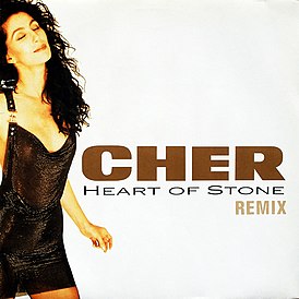 Обложка сингла Шер «Heart of Stone» (1990)