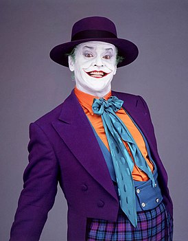 Jack Nicholson como el Guasón en Batman (1989)