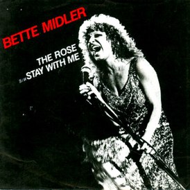 Portada del sencillo de Bette Midler "The Rose" (1979)