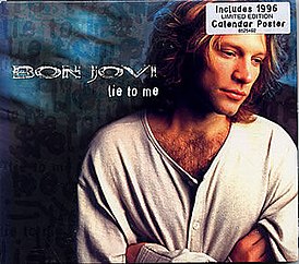 Обложка сингла Bon Jovi «Lie to Me» (1995)