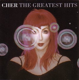 Cher's album cover “The Greatest Hits” (1999)