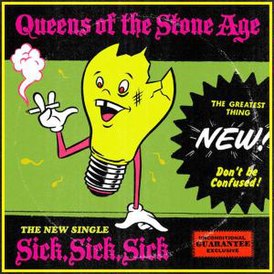 Обложка сингла Queens of the Stone Age «Sick, Sick, Sick» (2007)