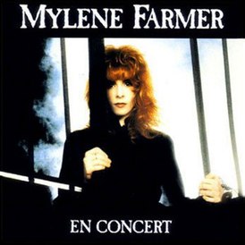 Albumomslag för Mylène Farmer "En concert" (1989)