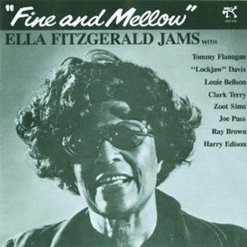 Обложка альбома Эллы Фицджеральд «Fine and Mellow» (1974)