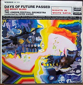 Cover van het Moody Blues-album "Days of Future Passed" (1967)
