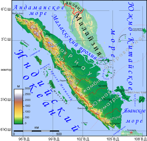 Остров суматра на карте