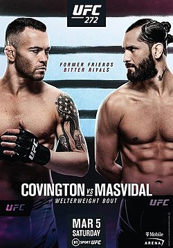 Постер UFC 272: Ковингтон - Масвидаль