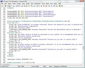Скриншот программы Notepad GNU