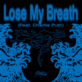 Обложка сингла Stray Kids при участии Чарли Пута «Lose My Breath» ()