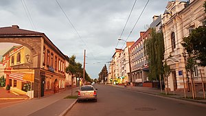вид в направлении улицы Коцюбинского со стороны проспекта Победы