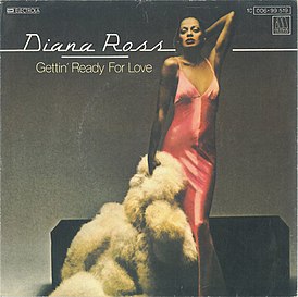 Portada del sencillo de Diana Ross "Gettin 'Ready for Love" (1977)