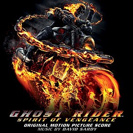 Обложка альбома Дейва Сарди[англ.] «Ghost Rider: Spirit of Vengeance (Original Motion Picture Score)» (2012)