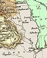 Молдавское княжество. Карта 1836 года