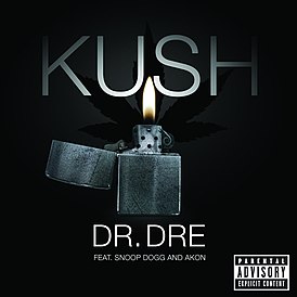 Обложка сингла Dr. Dre «Kush» (2010)