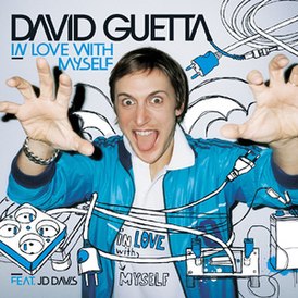 Обложка сингла Давида Гетта при участии JD Davis «In Love with Myself» (2005)