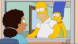 Гомер и Мардж в клинике рождаемости
