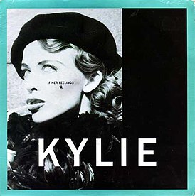 Cover van Kylie Minogue's single "Finer Feelings" (1992)