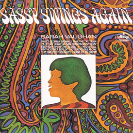 Обложка альбома Сары Воан «Sassy Swings Again» (1967)