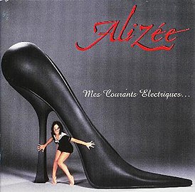 Обложка альбома Alizée «Mes courants électriques» (2003)
