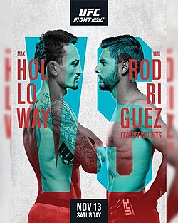 Постер UFC Fight Night: Холлоуэй - Родригес