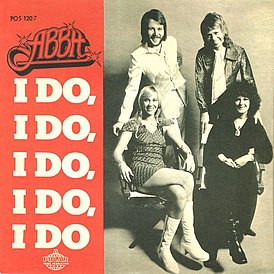 Обложка сингла ABBA «I Do, I Do, I Do, I Do, I Do» (1975)