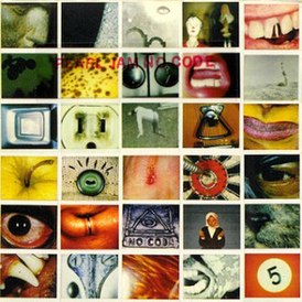 Portada del disco de Pearl Jam "Sin código" (1996)