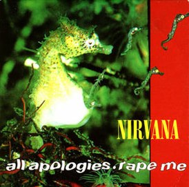Nirvana-singlen "Rape Me" kansi (1993)