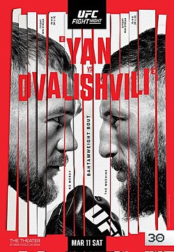 Постер UFC Fight Night: Ян - Двалишвили