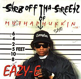 Обложка альбома Eazy-E «Str8 off tha Streetz of Muthaphukkin Compton» (1995)