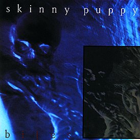 Обложка альбома Skinny Puppy «Bites» (1985)