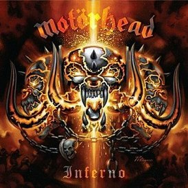 Motörhead-albumin kansi "Inferno" (2004)