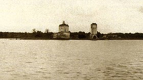 Разрушенный Кассианов Учемский монастырь.