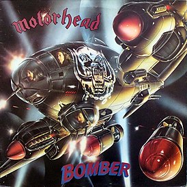 Motörhead "Bomber"-albumin kansi (1979)